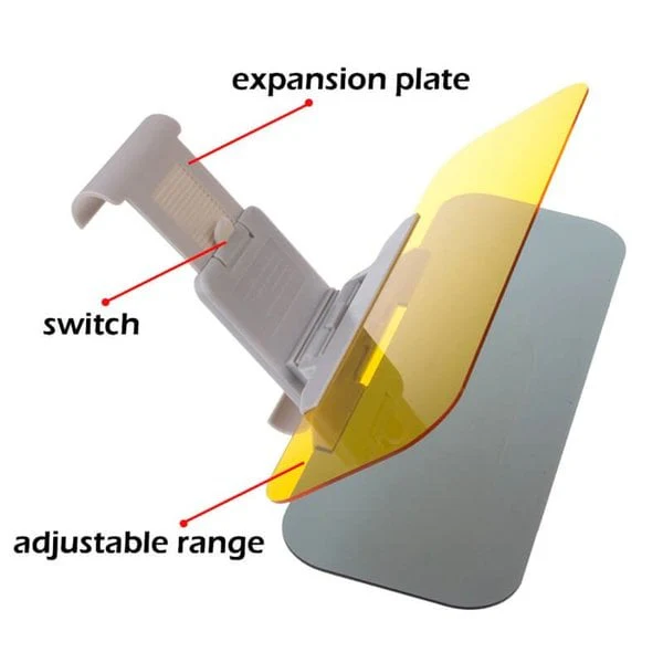 🎉Nieuwjaars Cadeau 50% KORTING!🚗Anti-Glare Autovizier Verlenger (Dag & Nacht) - Verminder Schittering & Verhoog Rijveiligheid (Perfect Voor Sneeuw/Mist!) - Image 9