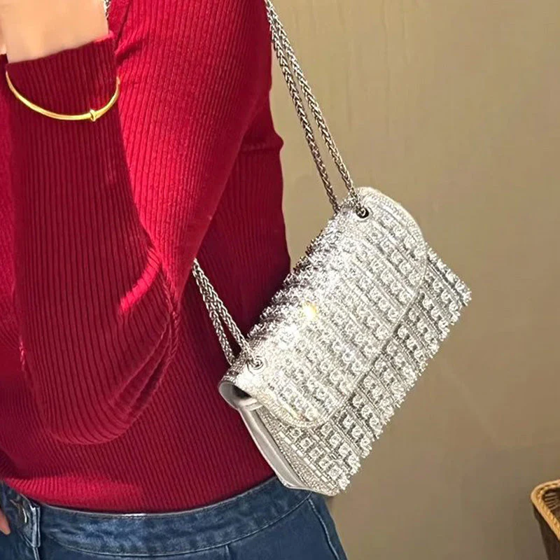 [Cadeau voor haar] Vrouwen Luxe kleurrijke strass tas - Image 7