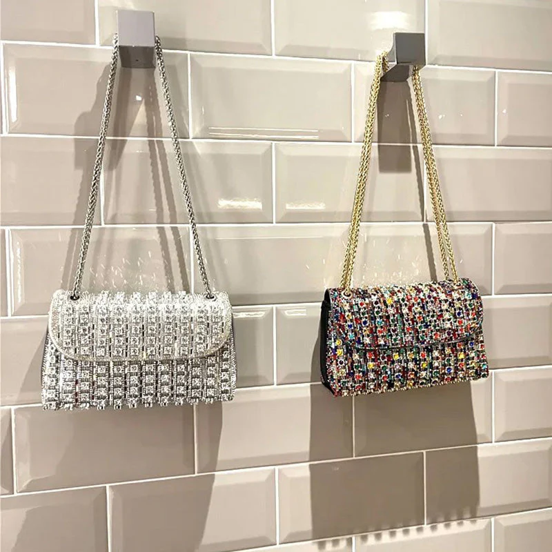 [Cadeau voor haar] Vrouwen Luxe kleurrijke strass tas - Image 8