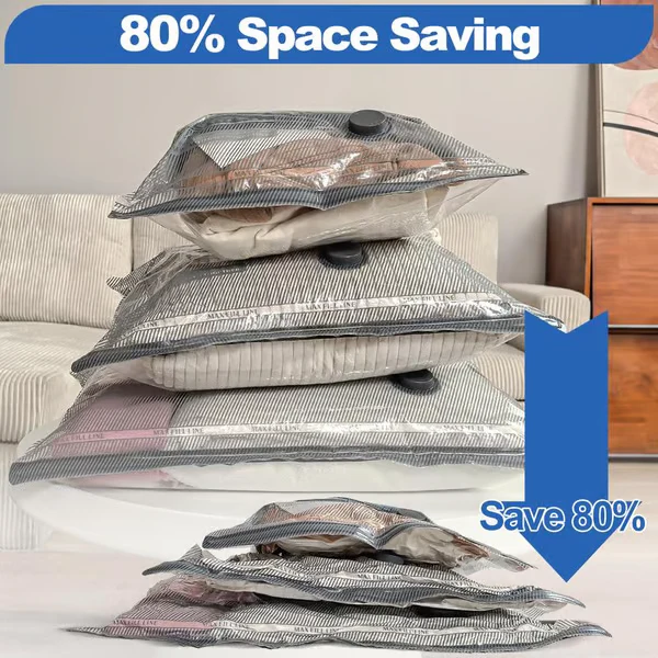 🌞Fris De Lente In Met 50% Korting!🧳12-Delig USB Elektrisch Vacuümpakket – Bespaar 80% Ruimte & Reis Licht met Gemak! - Image 2