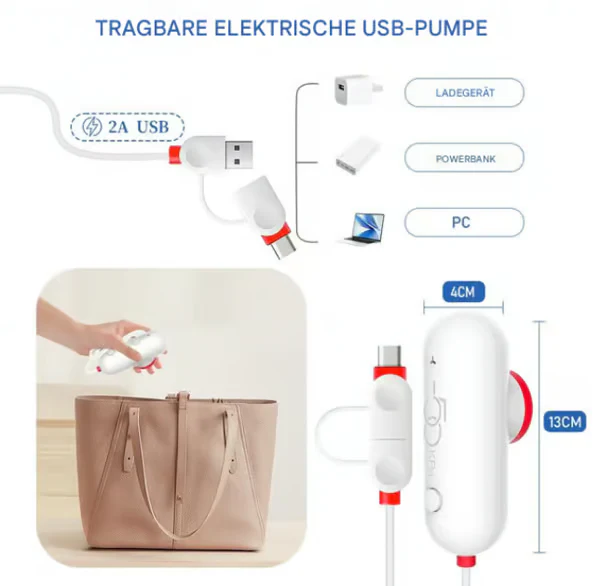 🌞Fris De Lente In Met 50% Korting!🧳12-Delig USB Elektrisch Vacuümpakket – Bespaar 80% Ruimte & Reis Licht met Gemak! - Image 5