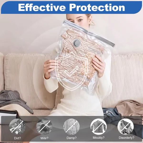 🌞Fris De Lente In Met 50% Korting!🧳12-Delig USB Elektrisch Vacuümpakket – Bespaar 80% Ruimte & Reis Licht met Gemak! - Image 7
