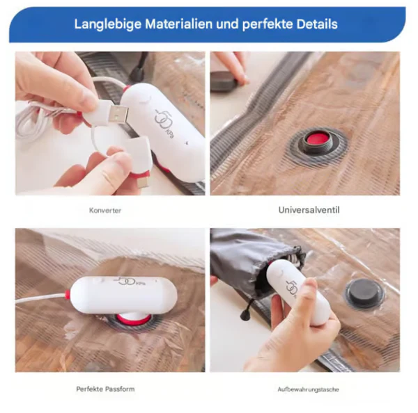 🌞Fris De Lente In Met 50% Korting!🧳12-Delig USB Elektrisch Vacuümpakket – Bespaar 80% Ruimte & Reis Licht met Gemak! - Image 8