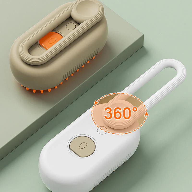 🐾💆 Multifunctionele Huisdier Massage Kam – 3-in-1 Met Sprayfunctie, Zachte Ronde Tanden & Draaibare Handgreep(Perfect voor Vachtverzorging & Relaxatie!) - Image 7