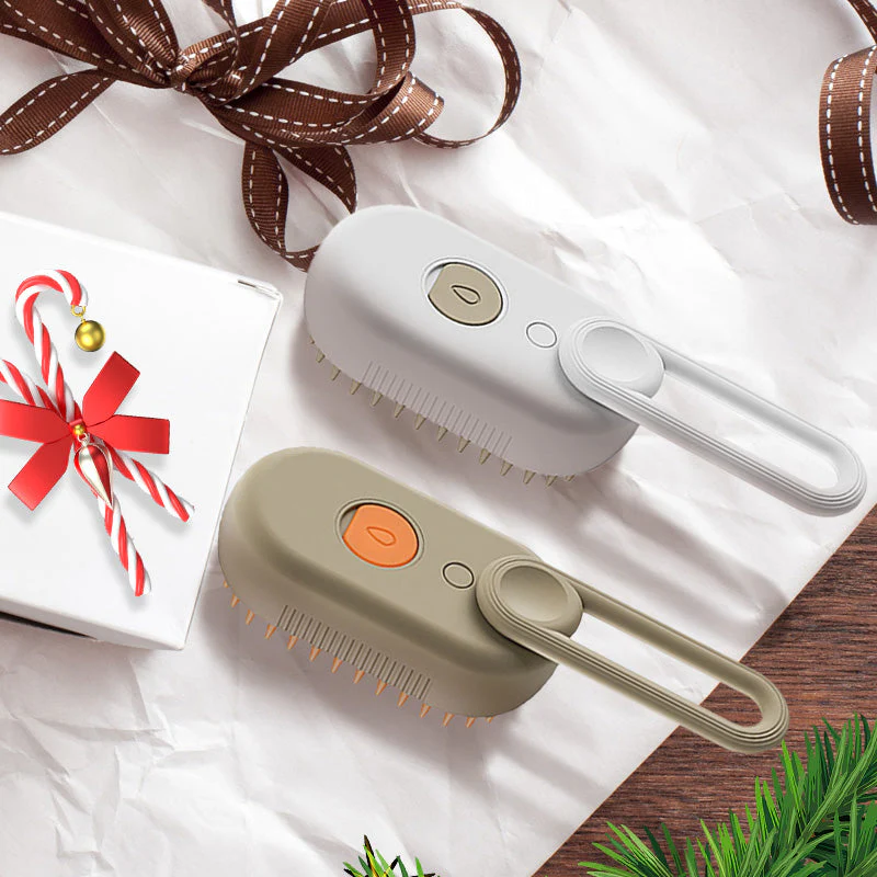 🐾💆 Multifunctionele Huisdier Massage Kam – 3-in-1 Met Sprayfunctie, Zachte Ronde Tanden & Draaibare Handgreep(Perfect voor Vachtverzorging & Relaxatie!) - Image 8