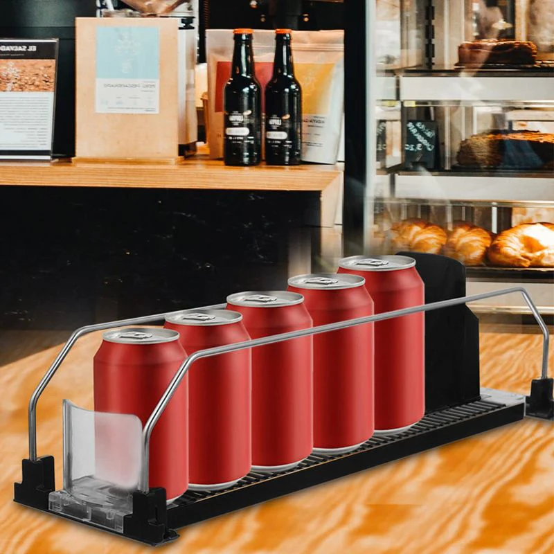⏳ Tijdelijke aanbieding: 20% KORTING! 🥤Automatische Drankduwer – Grote Capaciteit, Automatisch Schuiven & Gemakkelijk Bereikbaar(Perfect voor Koelkast Organisatie!) - Image 3