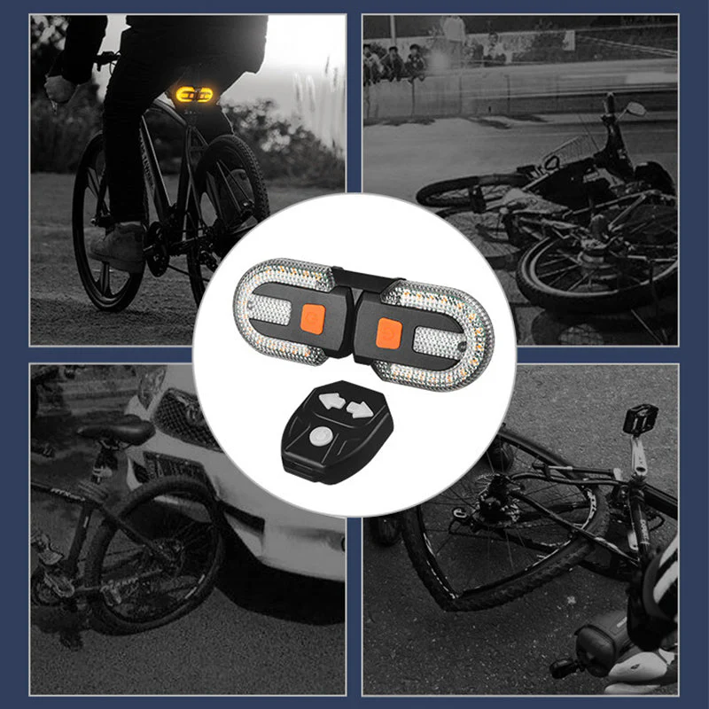 Fiets Draadloze Afstandsbediening Draaiend Achterlicht - Image 2