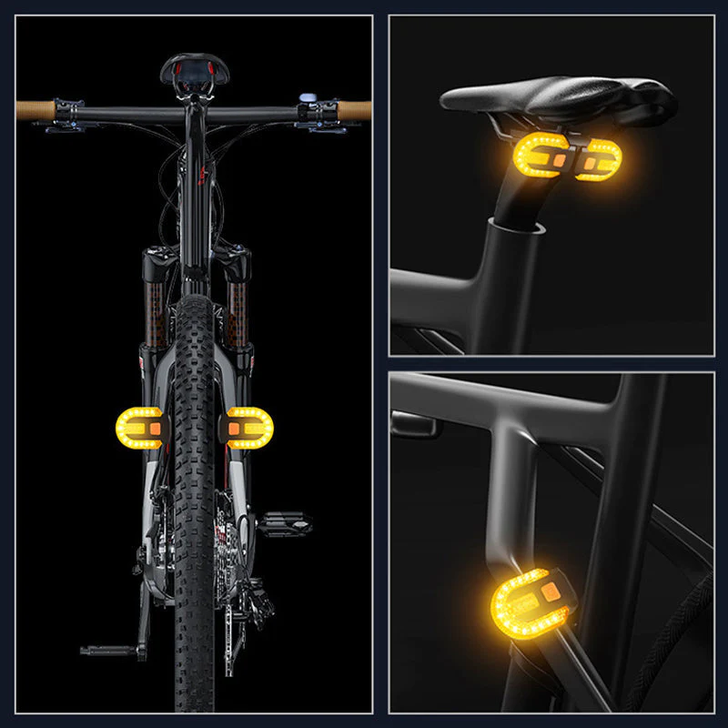 Fiets Draadloze Afstandsbediening Draaiend Achterlicht - Image 5