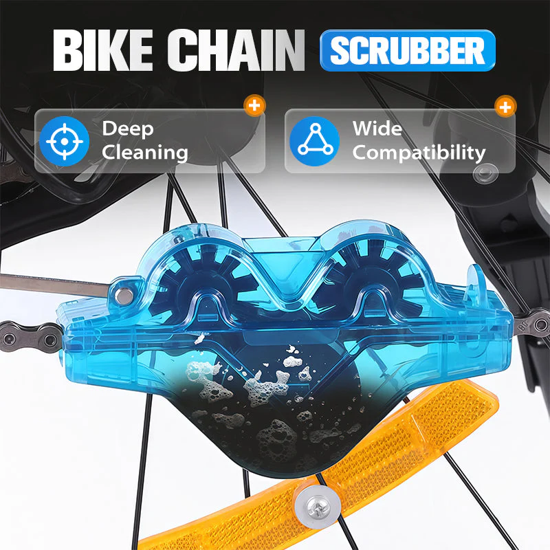 🌞Fris De Lente In Met 50% Korting!🚲 Fietskettingreiniger – Dieptereiniging Zonder Ketting Te Verwijderen!