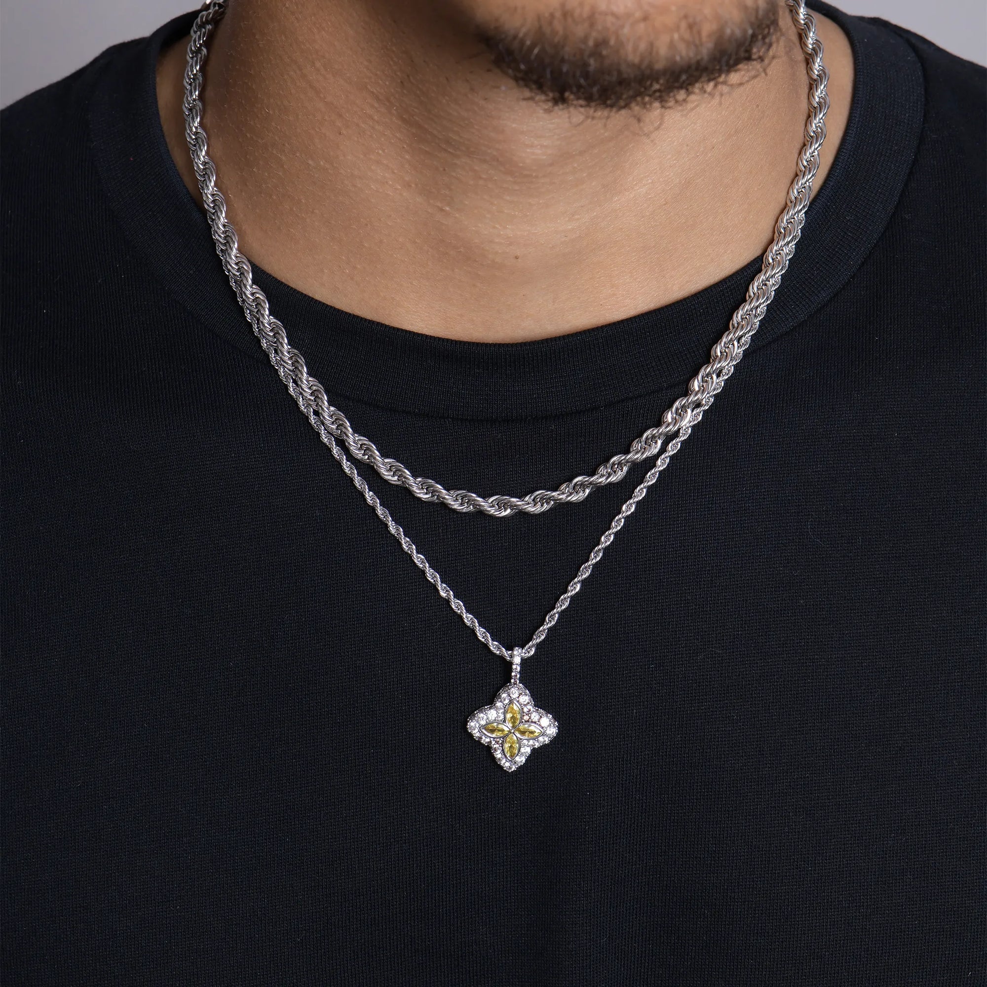 🎉Nieuwjaars Cadeau 50% KORTING!✨"Geluksbrenger" Klavertje Vier Hanger | Een Talisman Vol Sterrenlicht - Image 6