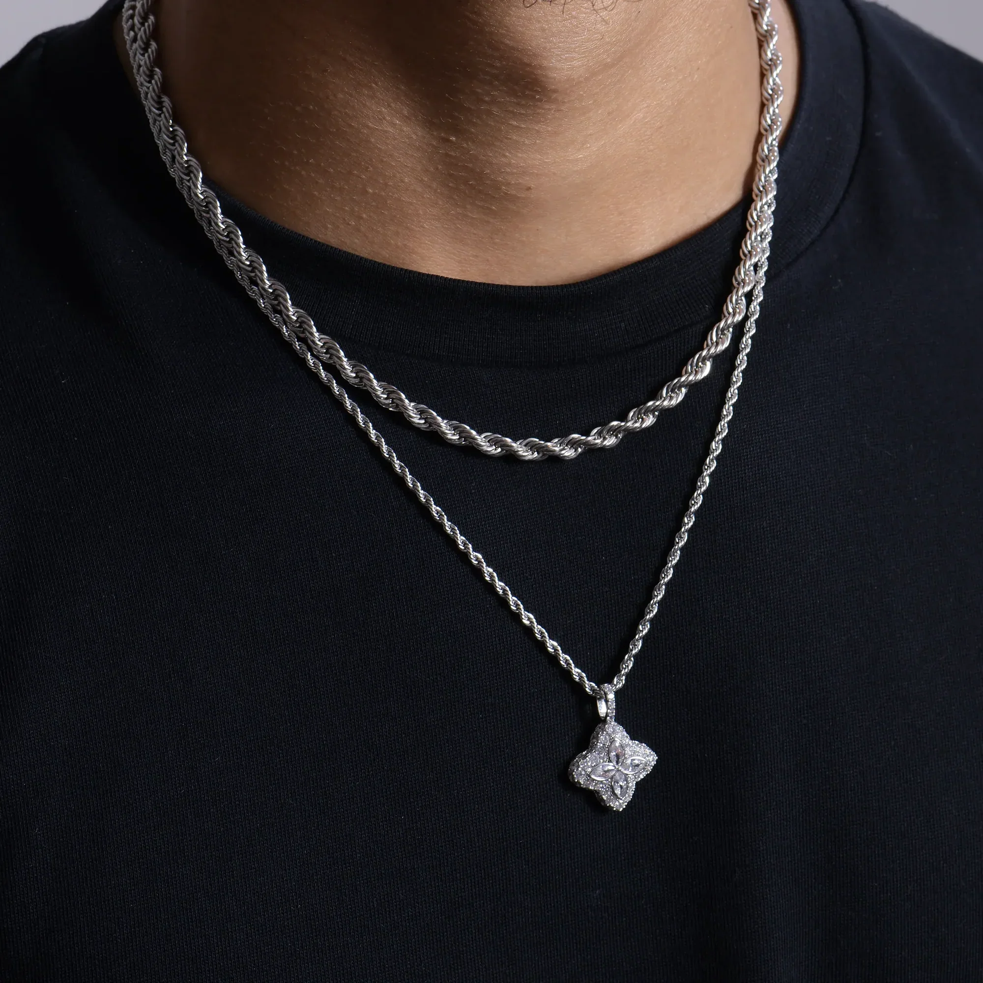 🎉Nieuwjaars Cadeau 50% KORTING!✨"Geluksbrenger" Klavertje Vier Hanger | Een Talisman Vol Sterrenlicht - Image 8