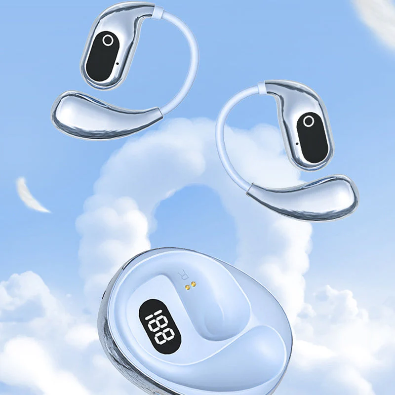 🎉Nieuwjaars Cadeau 50% KORTING!🎧Open-Oor Bluetooth Headset (Intelligente Vertaalfunctie) – Hoge Geluidskwaliteit & Realtime Vertaal: Comfortabel & Lange Batterijlevensduur!