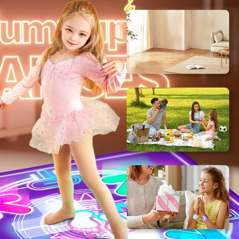 🎵💡 Bluetooth Muziek & Licht Interactieve Dansmat – Vier Speelmodi, Opvouwbaar & Superieure Geluidskwaliteit! - Image 2