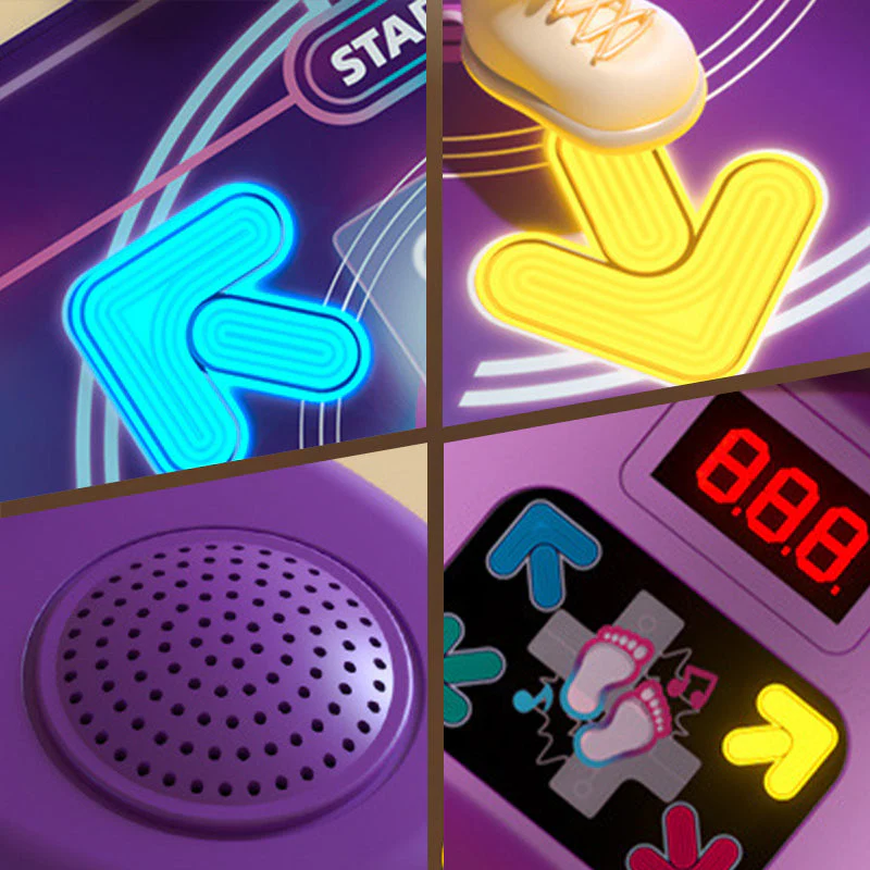 🎵💡 Bluetooth Muziek & Licht Interactieve Dansmat – Vier Speelmodi, Opvouwbaar & Superieure Geluidskwaliteit! - Image 5
