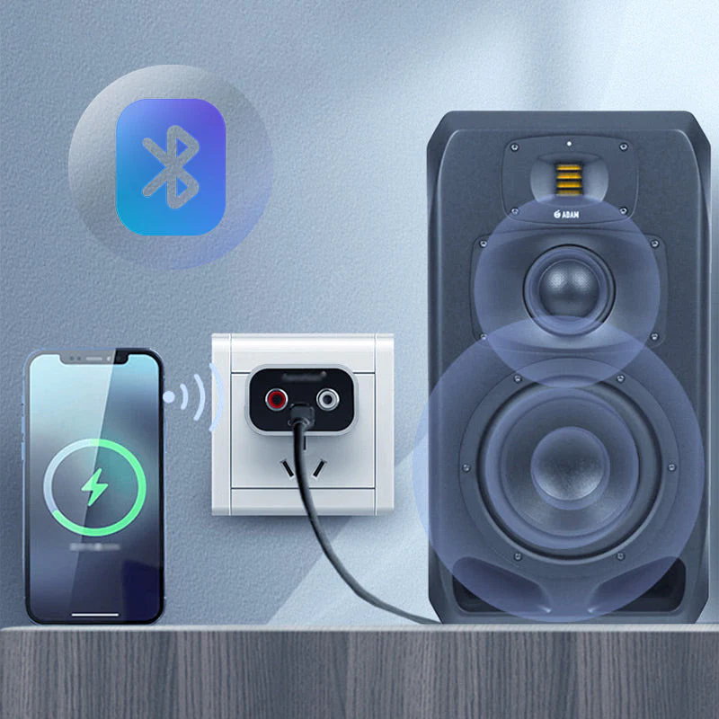 🎉Nieuwjaars Cadeau 50% KORTING!🎧Bluetooth 5.0 HIFI Audio Ontvanger (RCA+3.5mm) – Plug-and-Play & Lange Afstand: Upgradieer Oude Luidsprekers! - Image 5