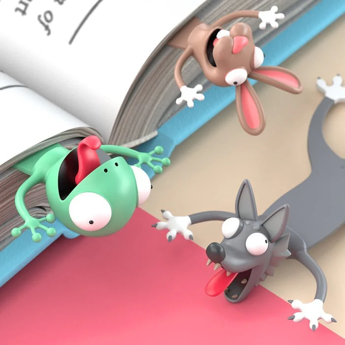 🎄Kerstdeal ALTIJD 50% KORTING!🐾 Grappige 3D Dieren-Boekenlegger: Red Het Arme Dier (En Maak Lezen Leuker!) - Image 22