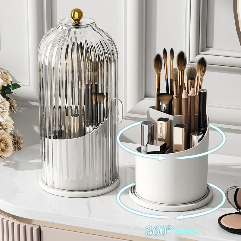🎉Nieuwjaars Cadeau 50% KORTING!💄360° Draaibare Make-upborstelorganizer: Moeiteloze Organisatie + Ruimtebesparing – Stijlvol Voor Jouw Beautyruimte! - Image 2
