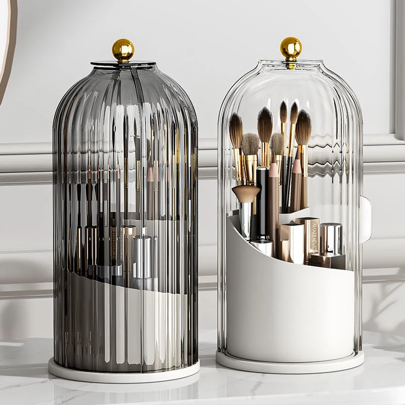 🎉Nieuwjaars Cadeau 50% KORTING!💄360° Draaibare Make-upborstelorganizer: Moeiteloze Organisatie + Ruimtebesparing – Stijlvol Voor Jouw Beautyruimte! - Image 5