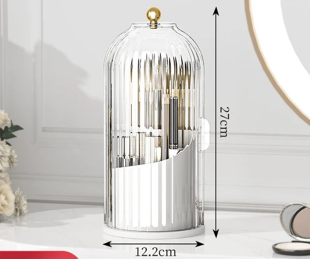 🎉Nieuwjaars Cadeau 50% KORTING!💄360° Draaibare Make-upborstelorganizer: Moeiteloze Organisatie + Ruimtebesparing – Stijlvol Voor Jouw Beautyruimte! - Image 7