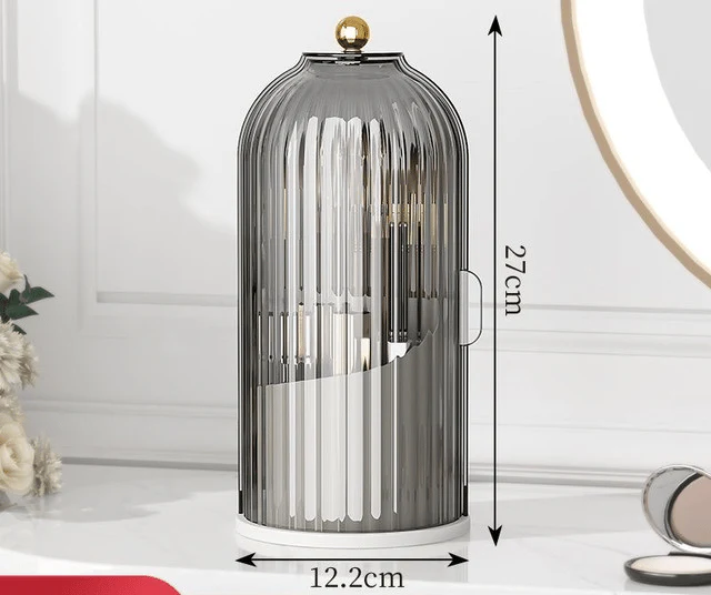 🎉Nieuwjaars Cadeau 50% KORTING!💄360° Draaibare Make-upborstelorganizer: Moeiteloze Organisatie + Ruimtebesparing – Stijlvol Voor Jouw Beautyruimte! - Image 8
