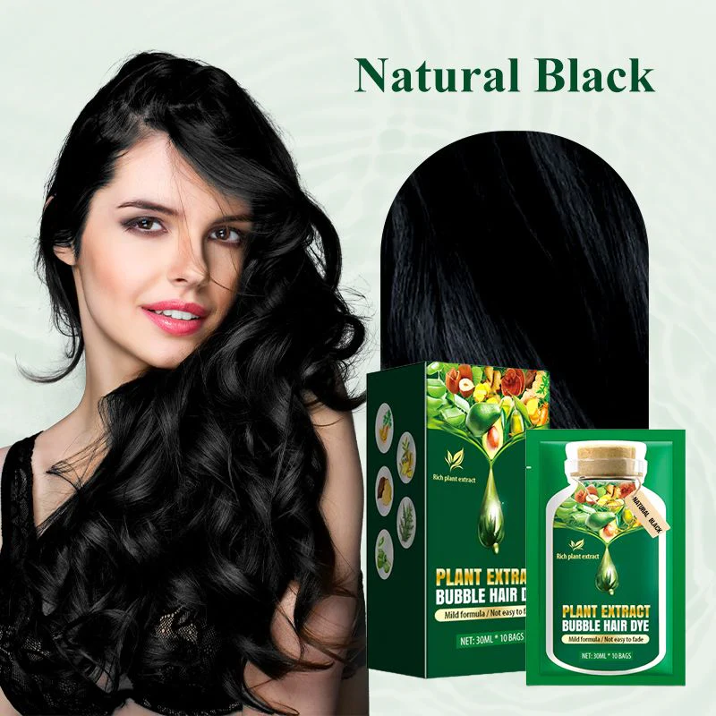 🖤Black Friday topper!🌿💇‍♀️ Plantenextract Bubble Haarverfcrème – Natuurlijke Kleuring, Haarverzorging & Milde Formule (Meerdere Tinten & Eenvoudig Gebruik!) - Image 9