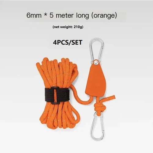 🔥50% KORTING🪢Zeer sterke, draagbare en verstelbare tentharnas met snelkoppeling voor kamperen🌳(4 stuks/set) - Image 10