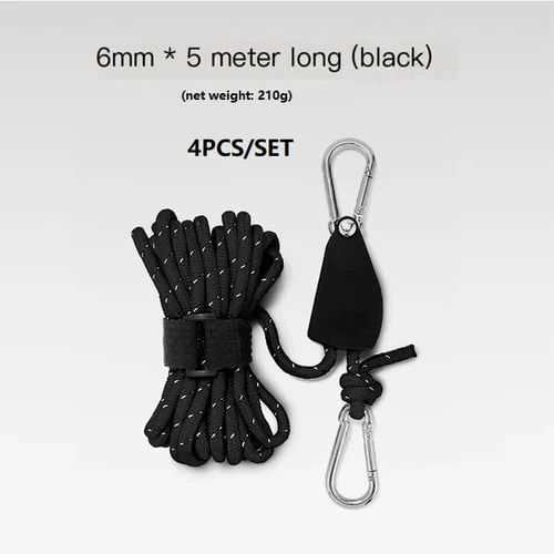 🔥50% KORTING🪢Zeer sterke, draagbare en verstelbare tentharnas met snelkoppeling voor kamperen🌳(4 stuks/set) - Image 12