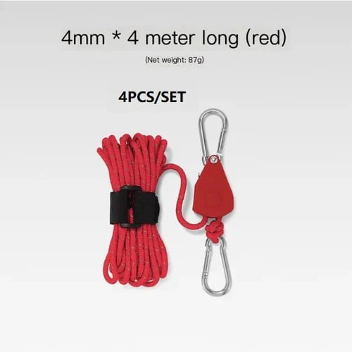 🔥50% KORTING🪢Zeer sterke, draagbare en verstelbare tentharnas met snelkoppeling voor kamperen🌳(4 stuks/set) - Image 15