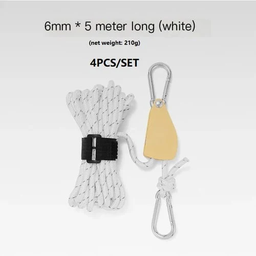 🔥50% KORTING🪢Zeer sterke, draagbare en verstelbare tentharnas met snelkoppeling voor kamperen🌳(4 stuks/set) - Image 17