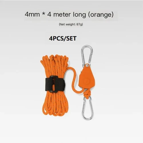 🔥50% KORTING🪢Zeer sterke, draagbare en verstelbare tentharnas met snelkoppeling voor kamperen🌳(4 stuks/set) - Image 19