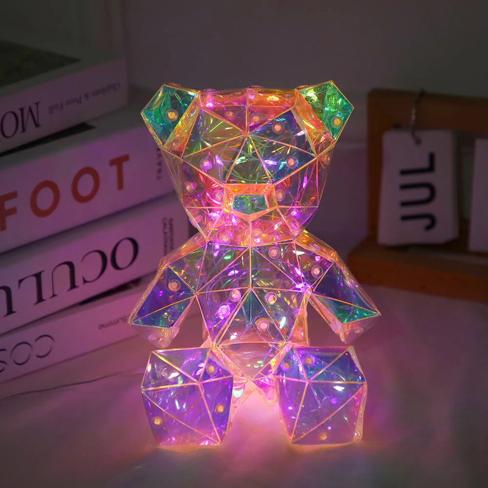 💘Valentijnsaanbieding: 50% Korting!🧸 Kleurrijke Lichtgevende Beer – Magisch Glow-Effect & Knuffelbaar Cadeau voor Haar! - Image 10