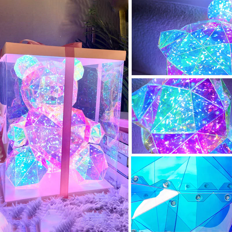 💘Valentijnsaanbieding: 50% Korting!🧸 Kleurrijke Lichtgevende Beer – Magisch Glow-Effect & Knuffelbaar Cadeau voor Haar! - Image 7