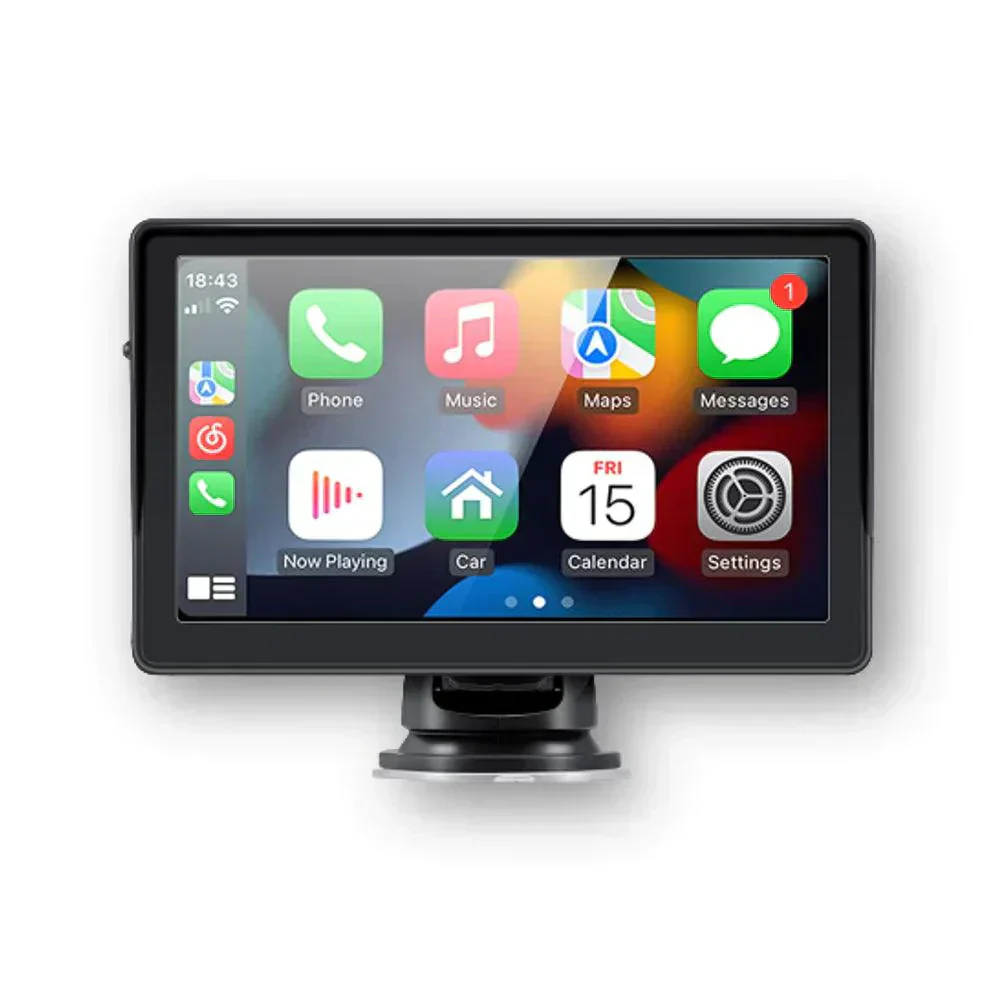 🌞Fris De Lente In Met 50% Korting!🚗 Multifunctioneel draadloos CarPlay autodisplay – 7-inch touchscreen, compatibel met Apple/Android, Bluetooth-handsfree bellen & 7 kleuren verlichting voor een veilige en plezierige rit