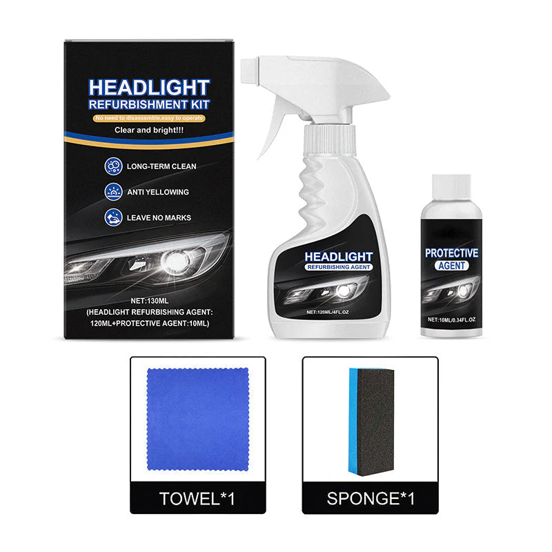 🎉Nieuwjaars Cadeau 50% KORTING!🚗 Auto Koplamp Herstelset – Herstel Heldere Verlichting in Minuten & Verhoog Je Rijveiligheid! ✨