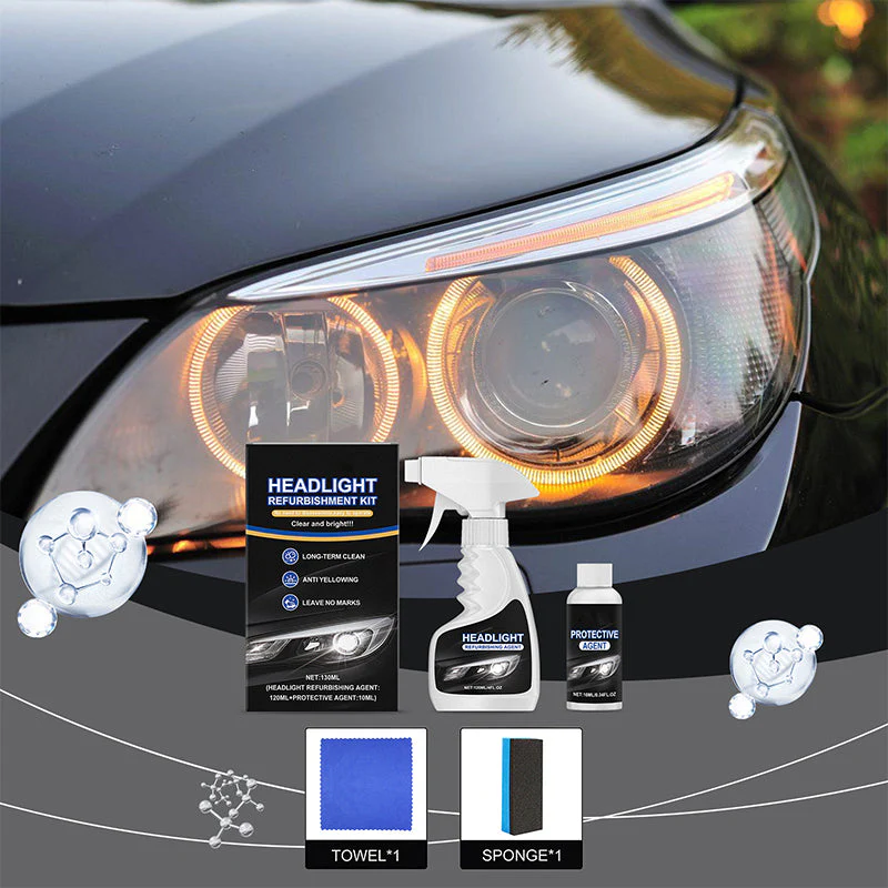 🎉Nieuwjaars Cadeau 50% KORTING!🚗 Auto Koplamp Herstelset – Herstel Heldere Verlichting in Minuten & Verhoog Je Rijveiligheid! ✨ - Image 6