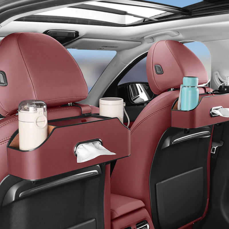🚗🧺 Autostoelrug Opbergdoos – Multifunctionele Grote Capaciteit, Veilig Rijden & Hoogwaardig Microfiber Leer(Perfect voor Auto Organisatie!) - Image 11