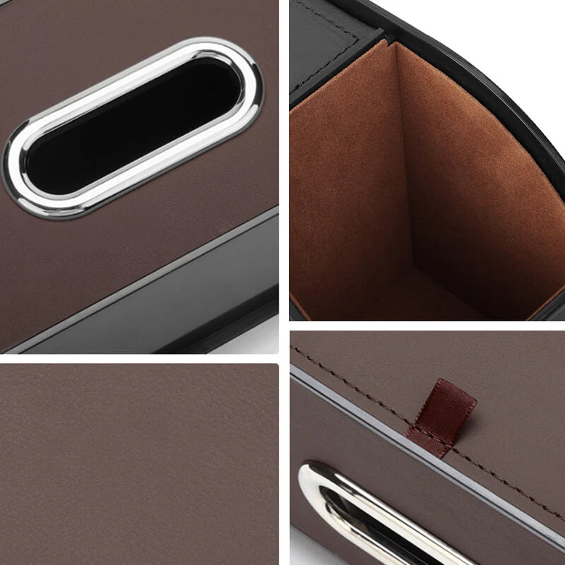 🚗🧺 Autostoelrug Opbergdoos – Multifunctionele Grote Capaciteit, Veilig Rijden & Hoogwaardig Microfiber Leer(Perfect voor Auto Organisatie!) - Image 6
