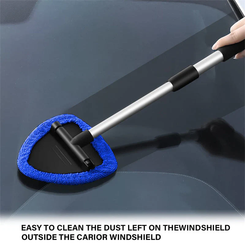 🌞Fris De Lente In Met 50% Korting!🧹 Auto Voorruit Reinigingsgereedschap – Uittrekbaar & 180° Draaibaar voor Streepvrij Schoon - Image 4