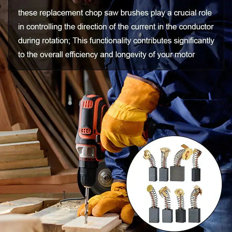 🎄Kerstdeal ALTIJD 50% KORTING!🔧50PCS Koolborstelset voor Elektrische Gereedschappen - Compatibel Met Makita/Bosch & Duurzaam: Snelle Installatie Voor DIY'ers & Werkplaatsen! - Image 3