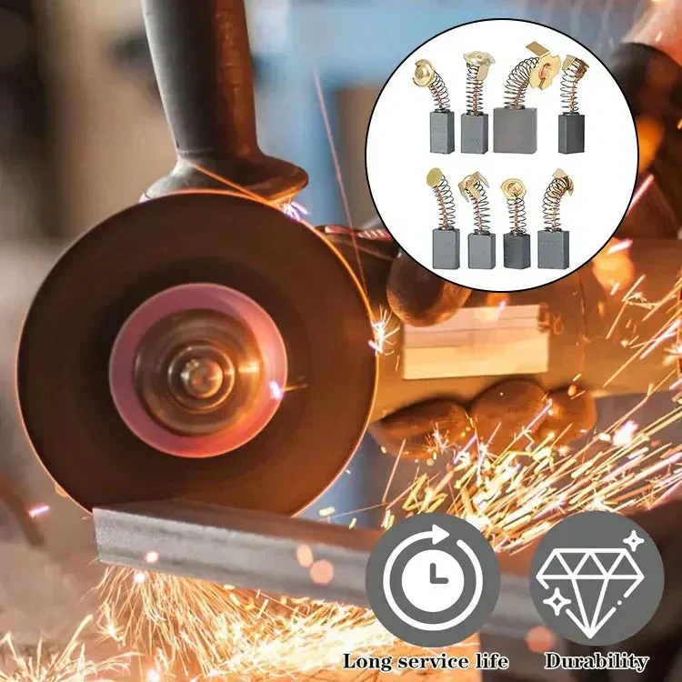 🎄Kerstdeal ALTIJD 50% KORTING!🔧50PCS Koolborstelset voor Elektrische Gereedschappen - Compatibel Met Makita/Bosch & Duurzaam: Snelle Installatie Voor DIY'ers & Werkplaatsen! - Image 4