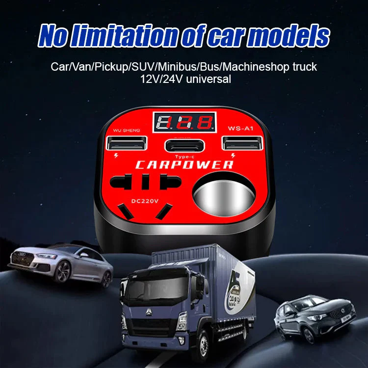 🎉Nieuwjaars Cadeau 50% KORTING!🚗Intelligente Auto-Omvormer (Bekerontwerp): 100W Supersnel Laden + 9-Voudige Veiligheid – Stabiel & Compatibel Met Alle Apparaten! - Image 5