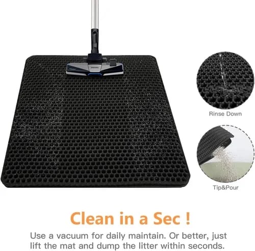 🐱 Tapis Antidérapant pour Litière pour Chat – Antislip, Gemakkelijk Schoon Te Maken & Waterdicht (Huis Ruweloos & Kattenvriendelijk!) - Image 18