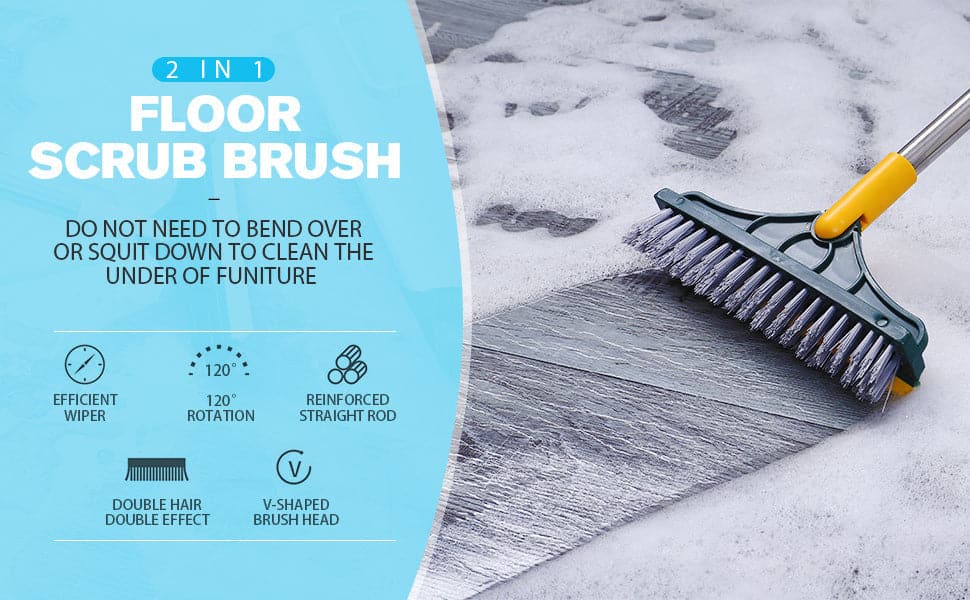 🎉Nieuwjaars Cadeau 50% KORTING!🧹2-in-1 Reinigingsborstel met Schraper – 2-in-1 Ontwerp (Borstel+Schraper) & Meervoudig Gebruik: Gemakkelijk Schoonmaken! - Image 11
