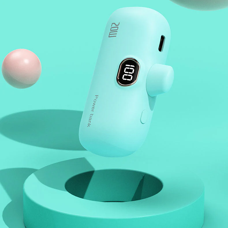 Draagbare powerbank van lipstick-formaat, 5000 mAh - Image 2