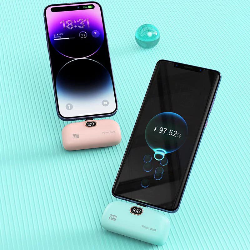 Draagbare powerbank van lipstick-formaat, 5000 mAh - Image 3