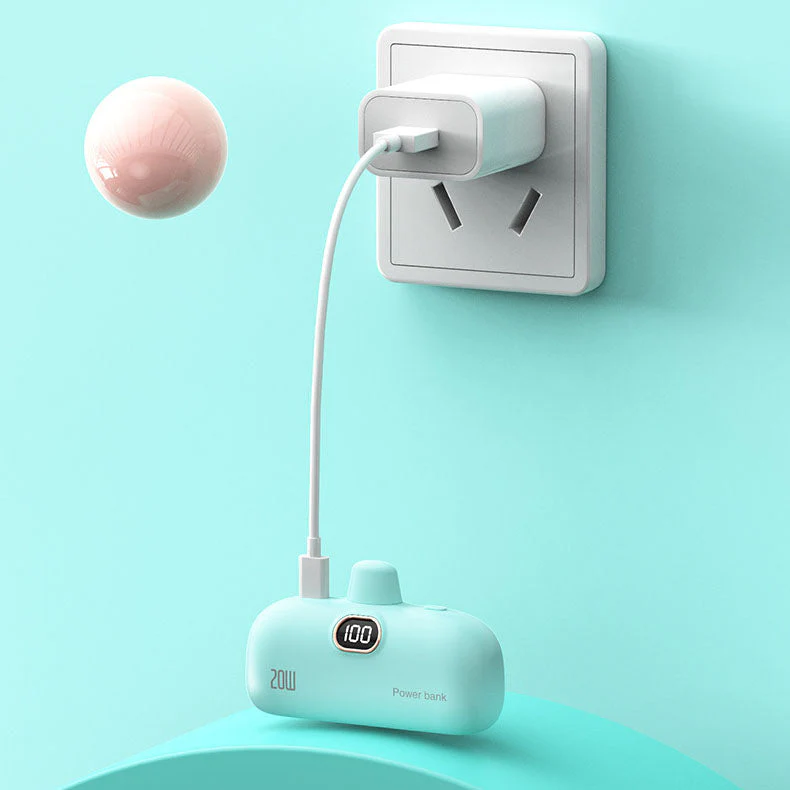 Draagbare powerbank van lipstick-formaat, 5000 mAh - Image 7