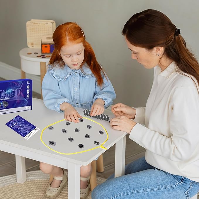 🎁 KERSTSPECIAL 🔥 Superleuk Tactisch Spel - Magnetische Schaakset Voor Familie & Vrienden! - Image 5