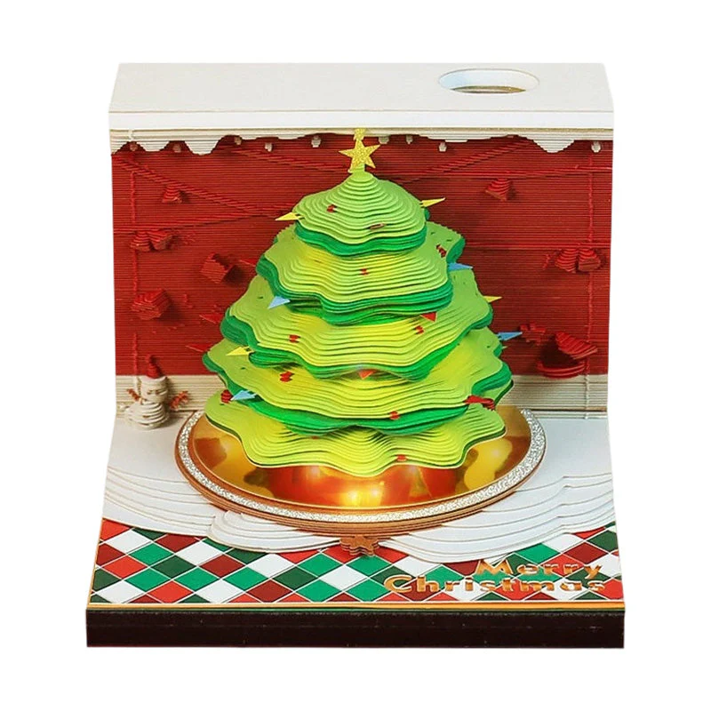 🎄✨ Kerstmis 3D Papieren Decoratiekalender – Cartoonillustraties, Weekelijks Ontvouwend Ontwerp & Multifunctioneel (Boekenlegger+Pennenhouder)! - Image 13