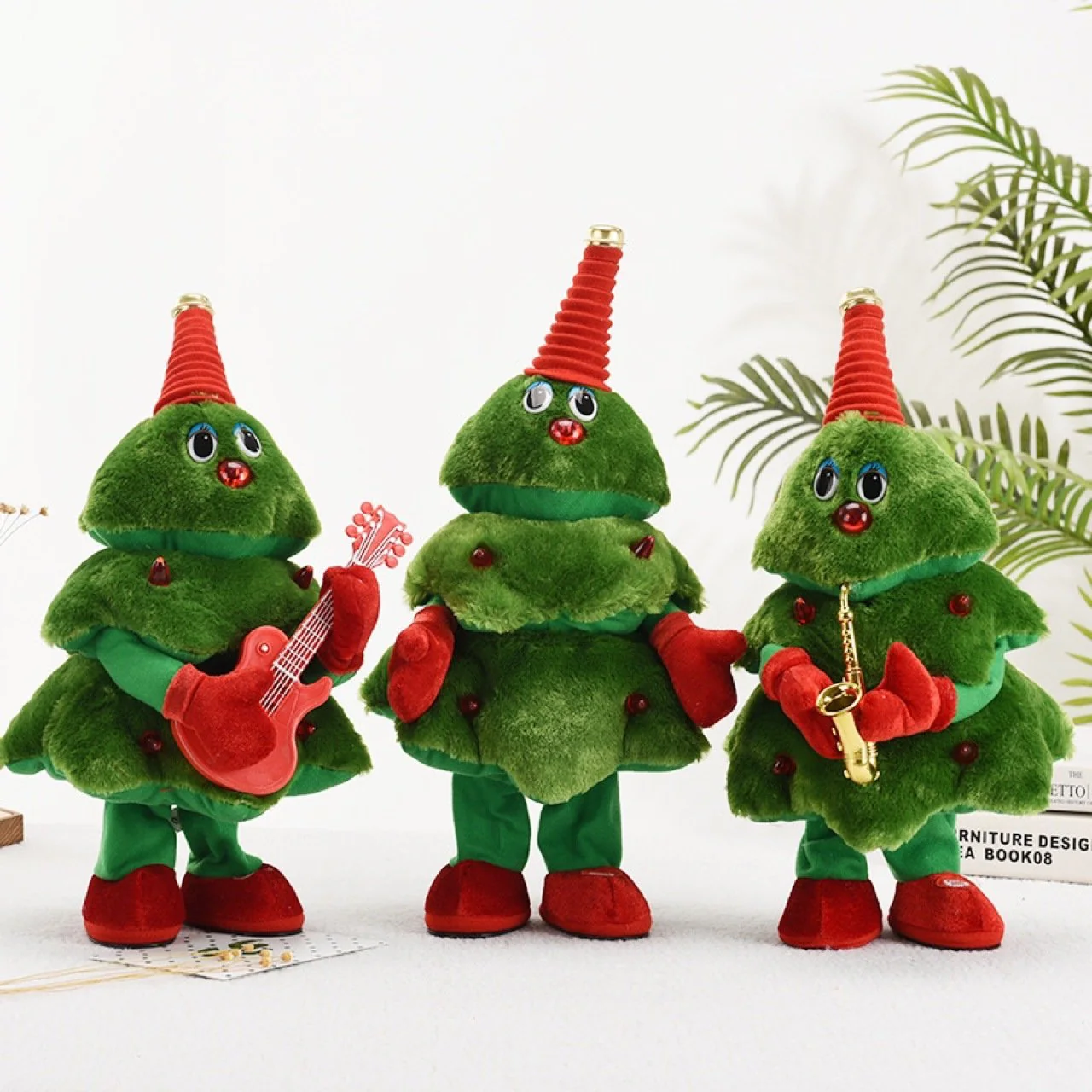 🎄🎵 Kerstboom Speelgoed Zingend & Dansend – Pluche Kerstdecoratie Met 8 Liedjes ! - Image 3