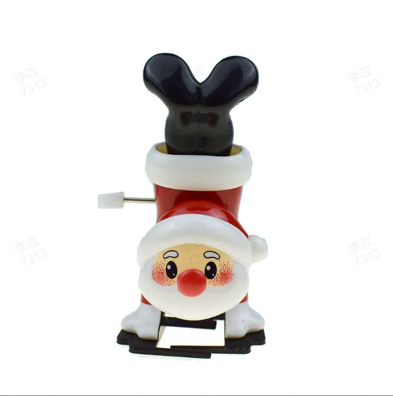 🖤Black Friday topper!✨ Kerst Opwindspeelgoed Set – Schattige Kerstpersonages, Batterijvrij & Veilig PVC (Perfect voor Kerstcadeautjes, Feestspullen & Kinderspeelgoed!) - Image 10